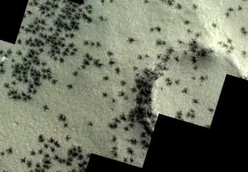 Sonda da Agência Europeia detecta 'aranhas' em Marte