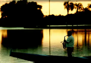 Lago do Parque da Cidade terá nova apresentação musical no pôr do sol