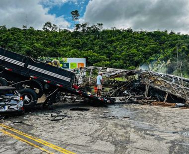 Corpos de vítimas de acidente em MG serão levados ao IML de BH