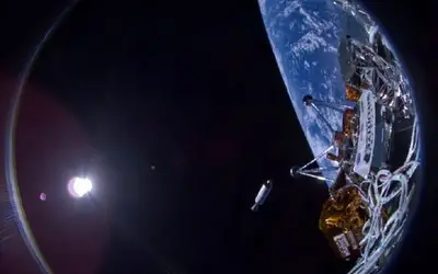 Robô espacial Odysseus entra em órbita lunar e tira 1ª foto da Lua; veja